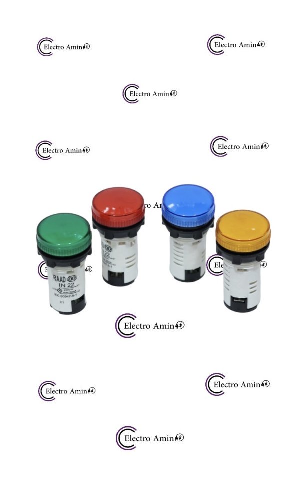 چراغ سیگنال با لامپ ثابت سری IN رعد